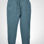 Pantalon Maxou bleu pétrole sur cintre