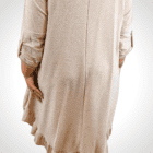 Dos de la robe Annabelle beige