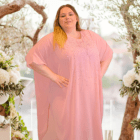 robe cérémonie rose