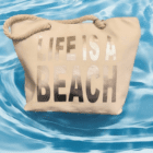 Sac Ilona argent sur un fond de mer