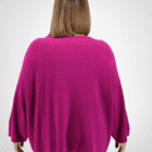 mannequin de dos portant le pull Ashley fushia