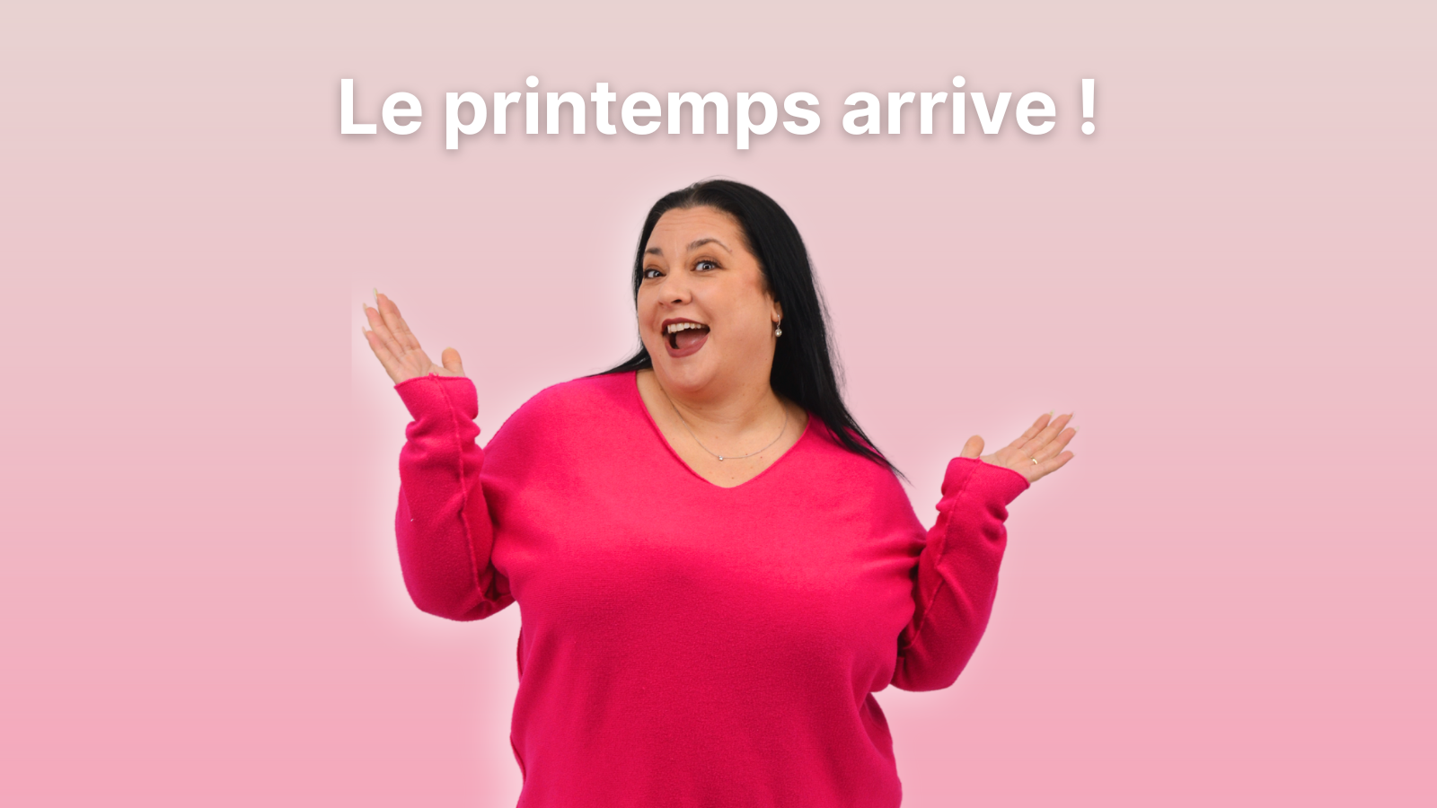 Le printemps arrive bannière